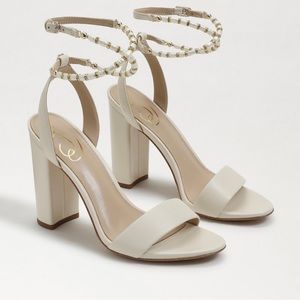 Sam Edelman Yanelli Block Heel Sandal with ankle straps